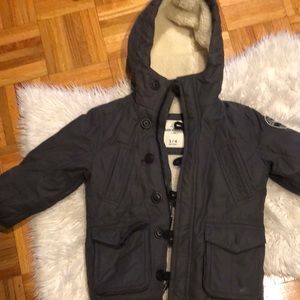 Little boy jacket grey color